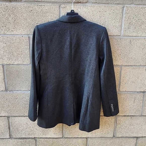 EXPRESS One Button Grey/Black Blazer Womens Size L NEW - Picture 3 of 9